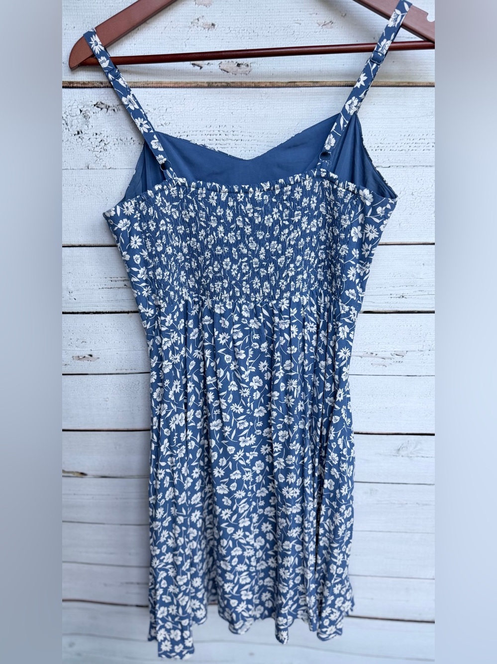 Old Navy Blue and White Floral Sundress - Picture 5 of 10